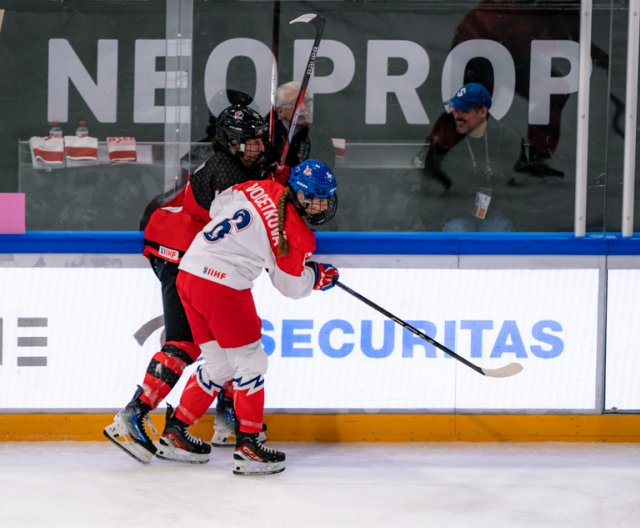 Ženy U18: Česko - Kanada, MS, 13. 1. 2024