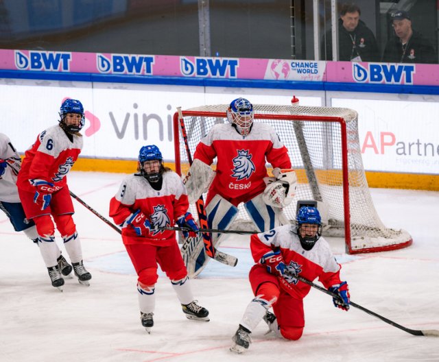 Ženy U18: Česko - USA, MS, 14. 1. 2024