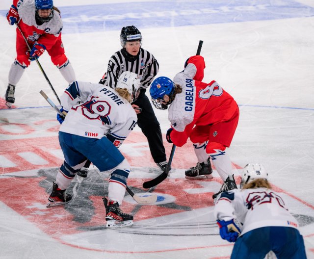 Ženy U18: Česko - USA, MS, 14. 1. 2024