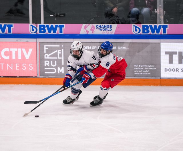 Ženy U18: Česko - USA, MS, 14. 1. 2024