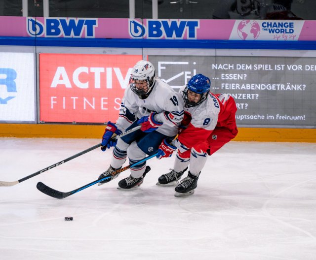 Ženy U18: Česko - USA, MS, 14. 1. 2024