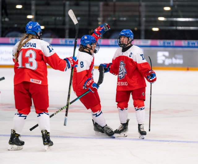 Ženy U18: Česko - USA, MS, 14. 1. 2024