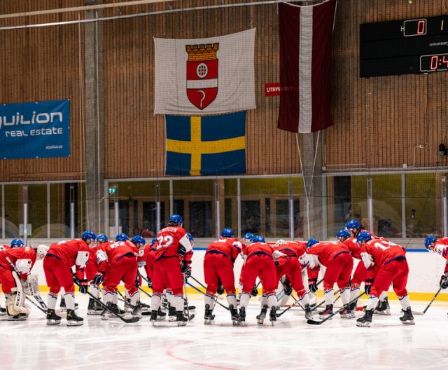 U20: Lotyšsko - Česko, příprava před MS, 19. 12. 2023