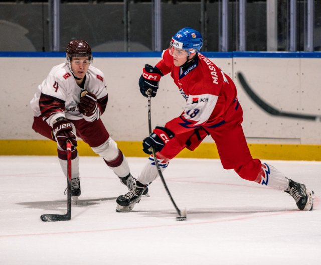 U20: Lotyšsko - Česko, příprava před MS, 19. 12. 2023